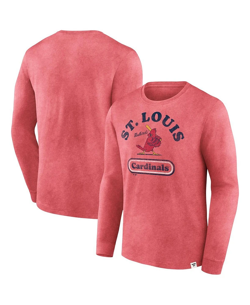 Fanatics Men's Red St. Louis Cardinals Circus Catch Long Sleeve T-Shirt