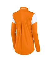 Fanatics Women's Tennessee Orange Volunteers Block Party Quarter-Zip Top