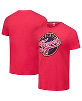 Homage Men's and Women's Red Indiana Fever Team Spirit Tri-Blend T-Shirt