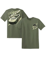 Team Penske Men's Green Joey Logano Military Car T-Shirt