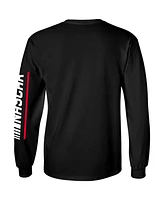 Nascar Classics Men's Black Long Sleeve T-Shirt