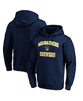 Fanatics Mto Label Men's Navy Milwaukee Brewers Heart Soul Pullover Hoodie