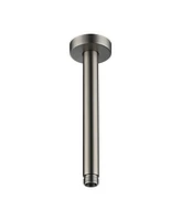 304 Stainless Steel Round Shower Arm with Universal 1/2" Npt Thread, Easy