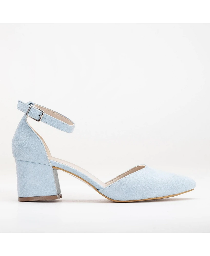 Marcelle Low Block Heel Pumps