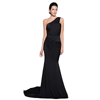 Pia Gladys Perey Women's Maxi One Shoulder Evening Dress