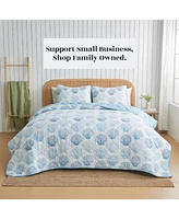 Linery & Co. Nautical Printed Reversible Quilt Set