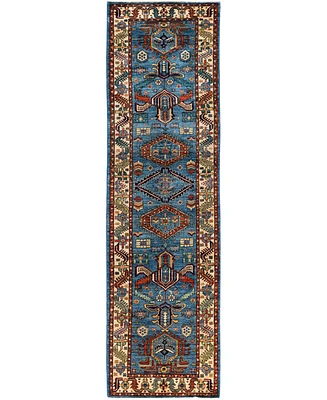 Adorn Hand Woven Rugs Serapi M1945 2'9''x9'9'' Runner Area Rug