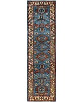 Adorn Hand Woven Rugs Serapi M1945 2'9''x9'9'' Runner Area Rug