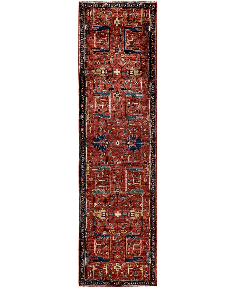 Adorn Hand Woven Rugs Serapi M1945 2'8''x9'10'' Runner Area Rug