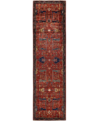 Adorn Hand Woven Rugs Serapi M1945 2'8''x9'10'' Runner Area Rug