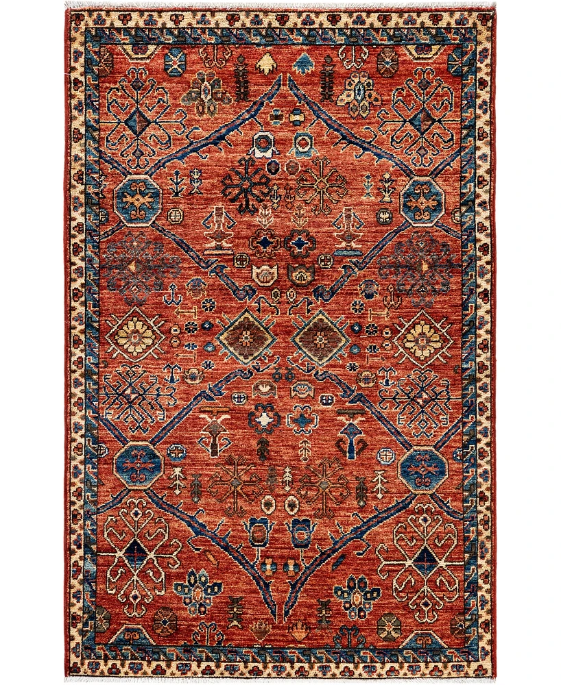 Adorn Hand Woven Rugs Serapi M1945 3'1''x4'10'' Area Rug
