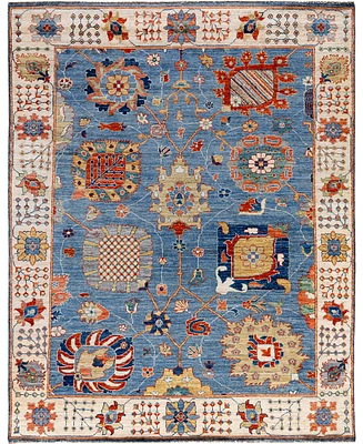 Adorn Hand Woven Rugs Colorful Oushak M1945 8'x10' Area Rug