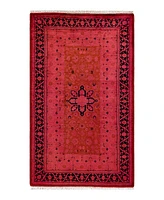 Adorn Hand Woven Rugs Fine Vibrance M1043 3'2''x5'3'' Area Rug