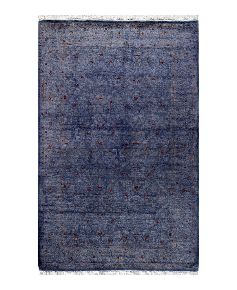 Adorn Hand Woven Rugs Fine Vibrance M885 4'2''x6'5'' Area Rug