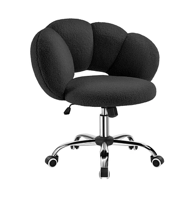 Yaheetech Boucle Upholstered Home Office Chair