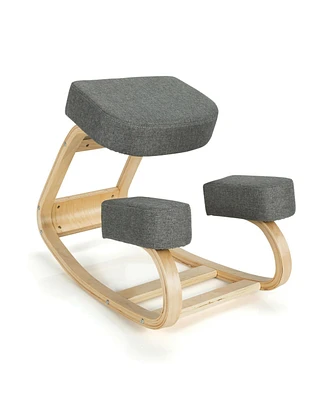 Ergonomic Kneeling Chair Rocking Office Desk Stool Upright Posture