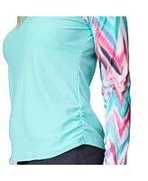 Free Country Women's Long Sleeve Swim Shirt