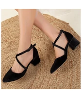 Dolly Low Block Heel Pumps