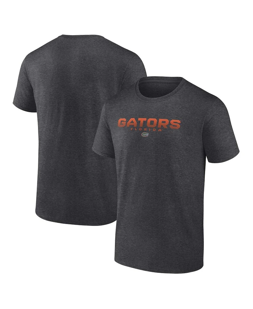 Fanatics Men's Heather Charcoal Florida Gators Iconic Battle Scars T-Shirt