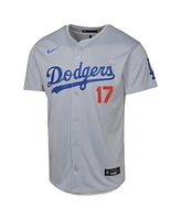 Nike Big Boys and Girls Shohei Ohtani Gray Los Angeles Dodgers Alternate Limited Jersey