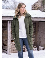 Celtic & Co. Women's Donegal Longline Coatigan