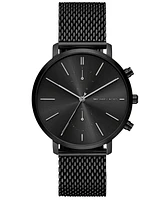 Michael Kors Men's Blake Multifunction Black Ip Mesh Watch, 42mm
