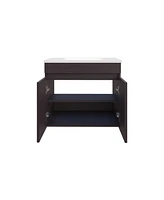 Tarentum Bathroom Vanity, 2 Doors, Shelves, White