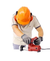 Blade Toe-Kick Saw Three 3-3/8 in. Blades, Flush Cutting Saw, Special Circular Saw for Removing Subfloor or Tiles, Masonr