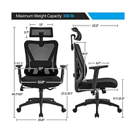 Yaheetech High Back Mesh Office Desk Chair