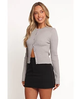 Petal and Pup Women's Searie Ribbed Cardigan Top