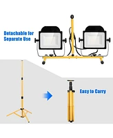 100 W 10 000 lm Led Dual-Head Work Light with Stand