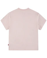 Levi's Big Girls Oversized Floral Embroidery T-Shirt