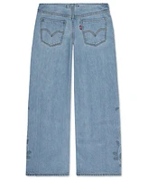 Levi's Big Girls Beltless Embroidered Baggy Jeans