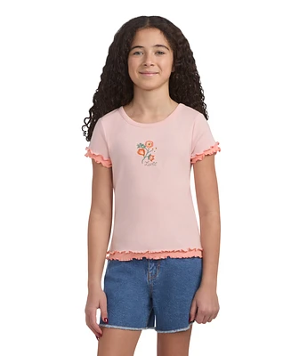 Levi's Big Girls Floral Embroidery Knit Top