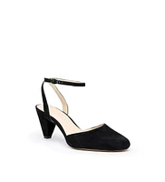 Alterre Women's Black Suede Marilyn Customizable Mules