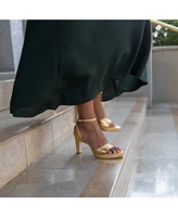 Alterre Women's Gold Marilyn Customizable Platform