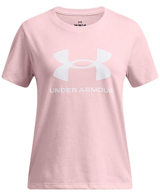 Under Armour Big Girls Logo Graphic Short-Sleeve T-Shirt
