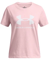 Under Armour Big Girls Logo Graphic Short-Sleeve T-Shirt