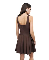 Nocturne Women's Corset Look Mini Dress