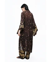 Nocturne Women's Flowing Lightweight Kimono