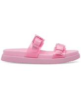Dv Dolce Vita Women's Ubar Double Buckle Footbed Flat Sandals