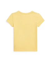 Polo Ralph Lauren Toddler and Little Girls Logo Jersey T-Shirt