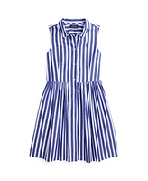 Polo Ralph Lauren Big Girls Striped Poplin Shirtdress