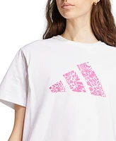 adidas Women's Camouflages Graphic Cotton T-Shirt