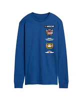 Airwaves Men's Nascar Logo Long Sleeve T-Shirt