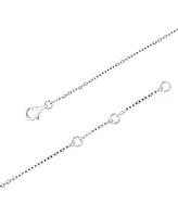Lali Jewels Diamond Pave Star of David Chain Link Bracelet (1/6 ct. t.w.) in 14k White Gold