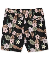 Scotch & Soda Men's Nostalgia Floral-Print Drawstring Swim Trunks