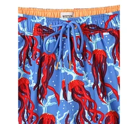 Scotch & Soda Men's Under the Sea Jellyfish Graphic Swim Trunks