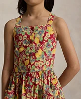 Polo Ralph Lauren Big Girls Lemon-Floral Slub Dress