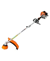 4 in 1 Multi-Functional Trimming Tool, 56CC 2-Cycle Garden Tool System with Gas Pole Saw, Hedge Trimmer, Grass Trimmer, and Brush Cutter Epa Compliant
